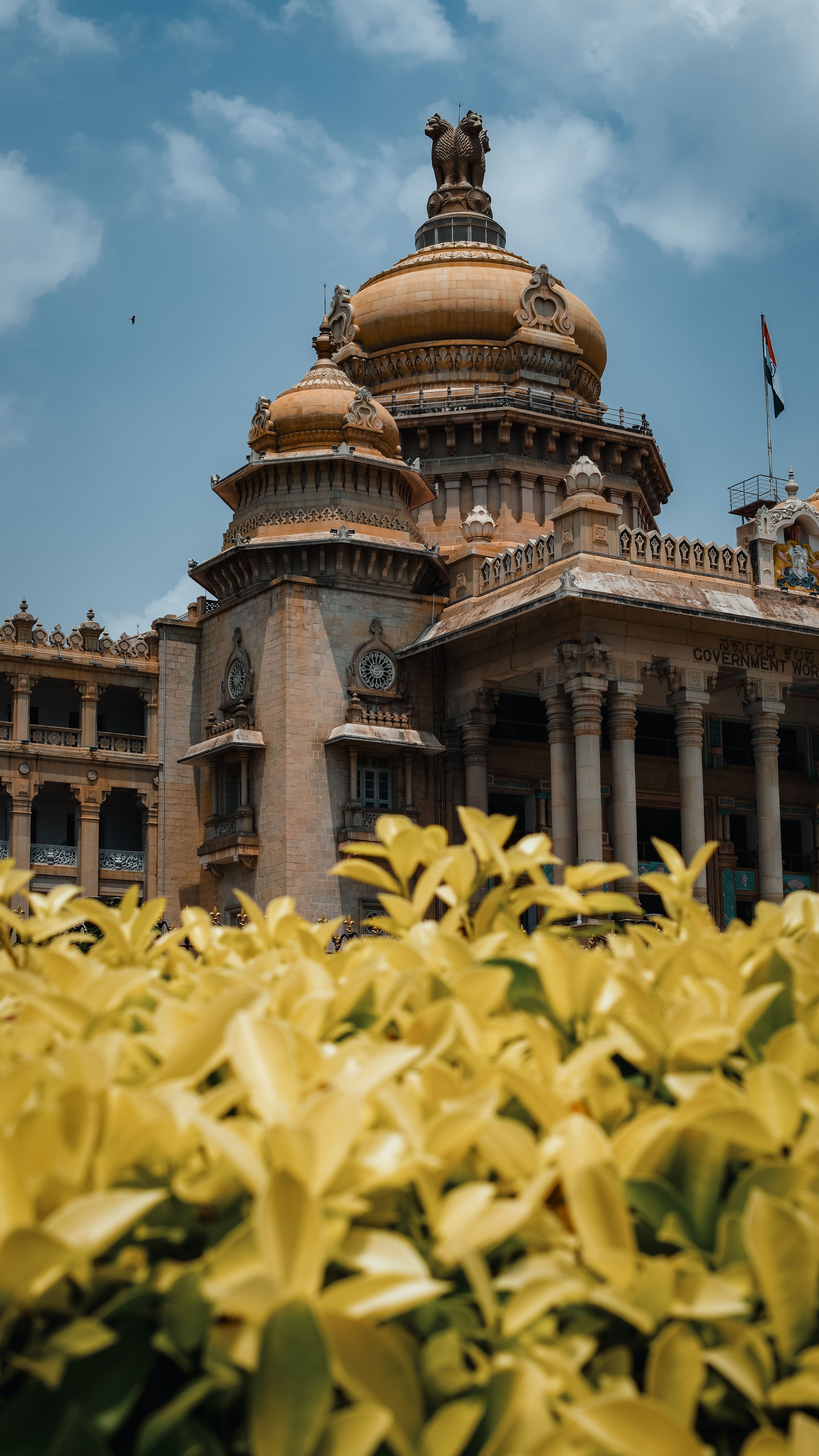 Hyderabad & Bengaluru skyline